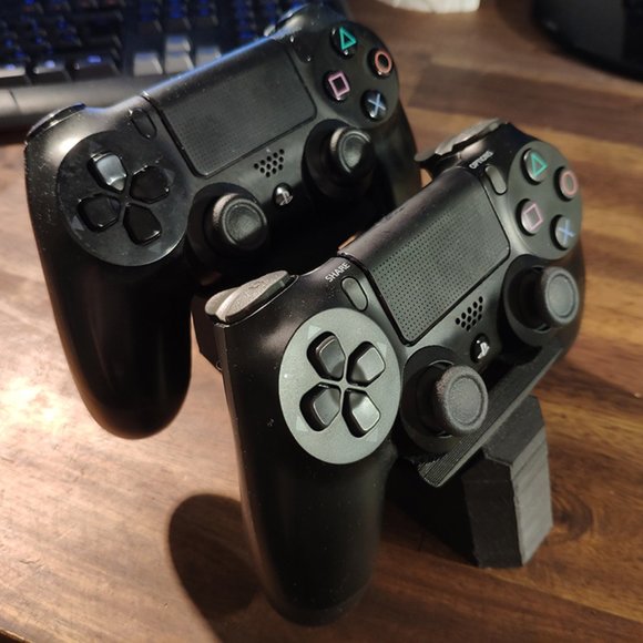 Sony PlayStation 4 3 PS4 PS3 DualShock Twin Controller Stand Dual Joypad Table - Picture 9 of 11